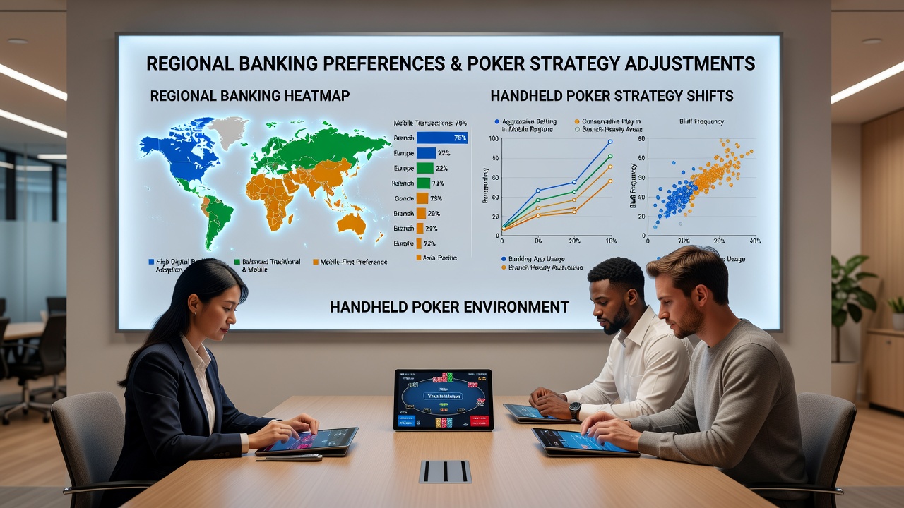 Strategic adjustments in handheld poker tied to global banking preferences