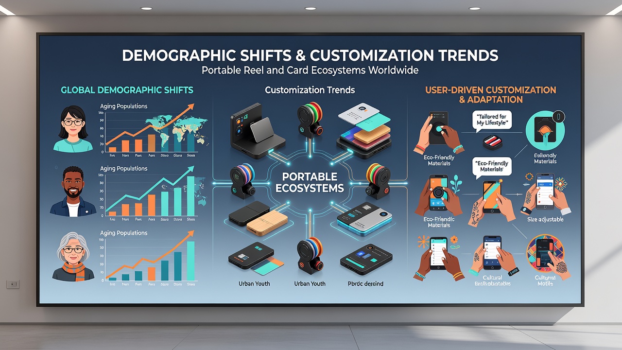Mobile reel and card platforms adapting features to diverse user demographics globally