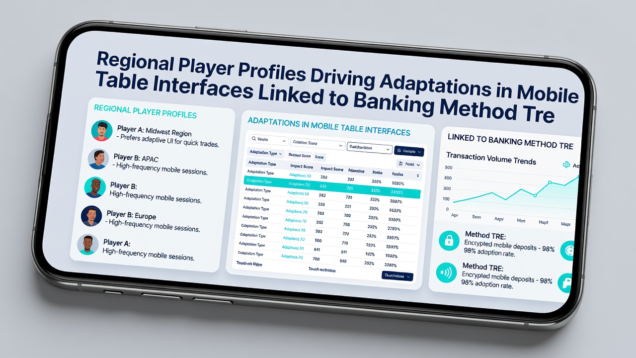 Regional banking method icons integrated into mobile poker and baccarat table layouts